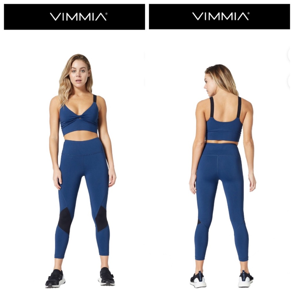 New VIMMIA 7/8 Split Knee Leggings NWOT